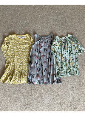 Lot of 3 Dresses/Smock - Tea Collection - Girls Size 8